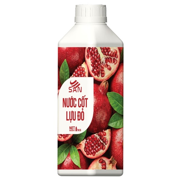 SAN Concentrated Red Pomegranate Drink Base 1KG