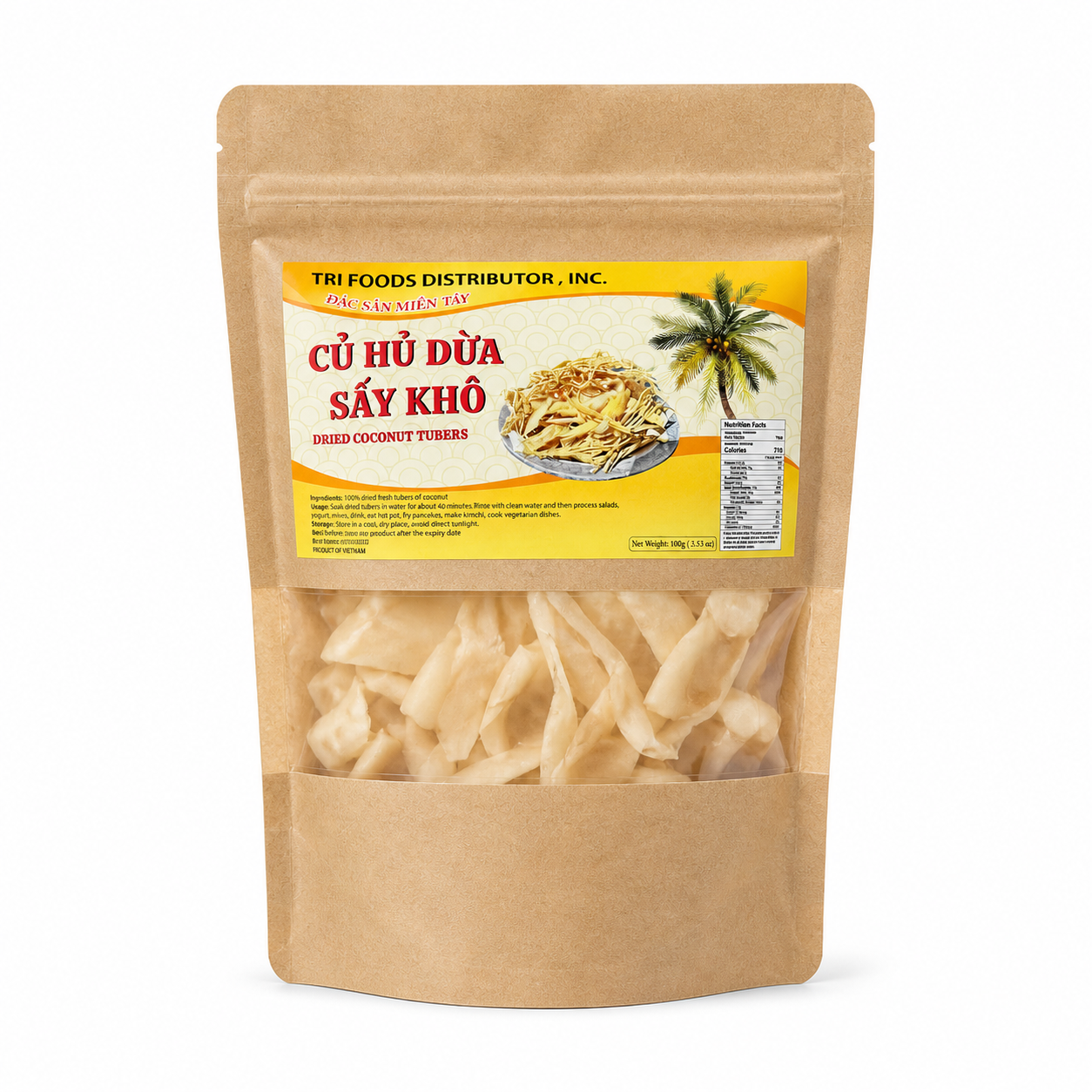 TRI Foods Dried Coconut Tubers