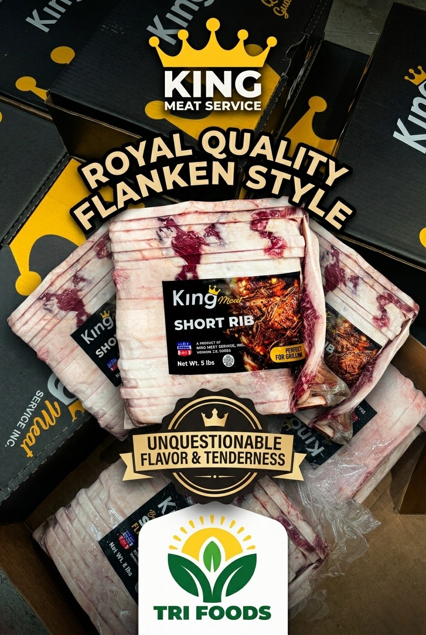 King Meat Flanken Style Short Rib