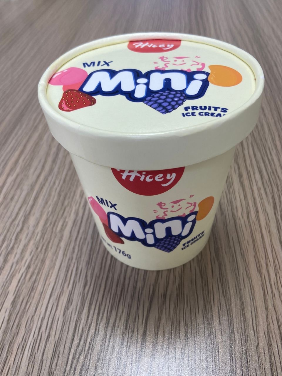 Mini Mix Fruit Ice Cream Cup 176g (Kem Ly Trái Cây Mini Mix 176g)