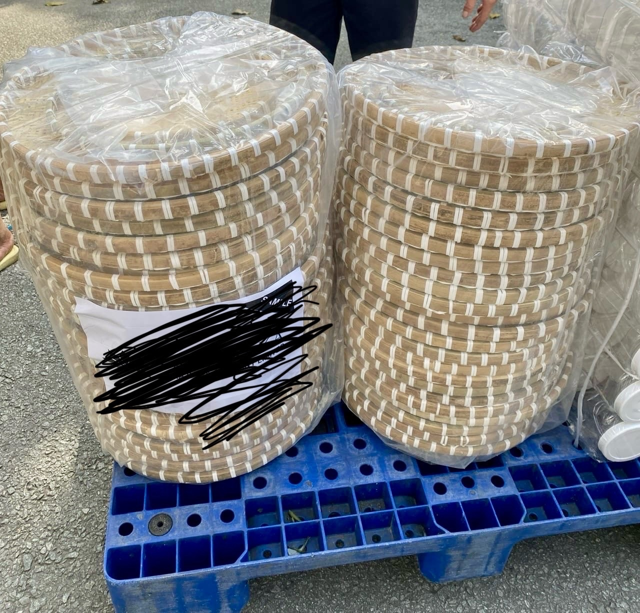 Bamboo basket set (sàng tre)