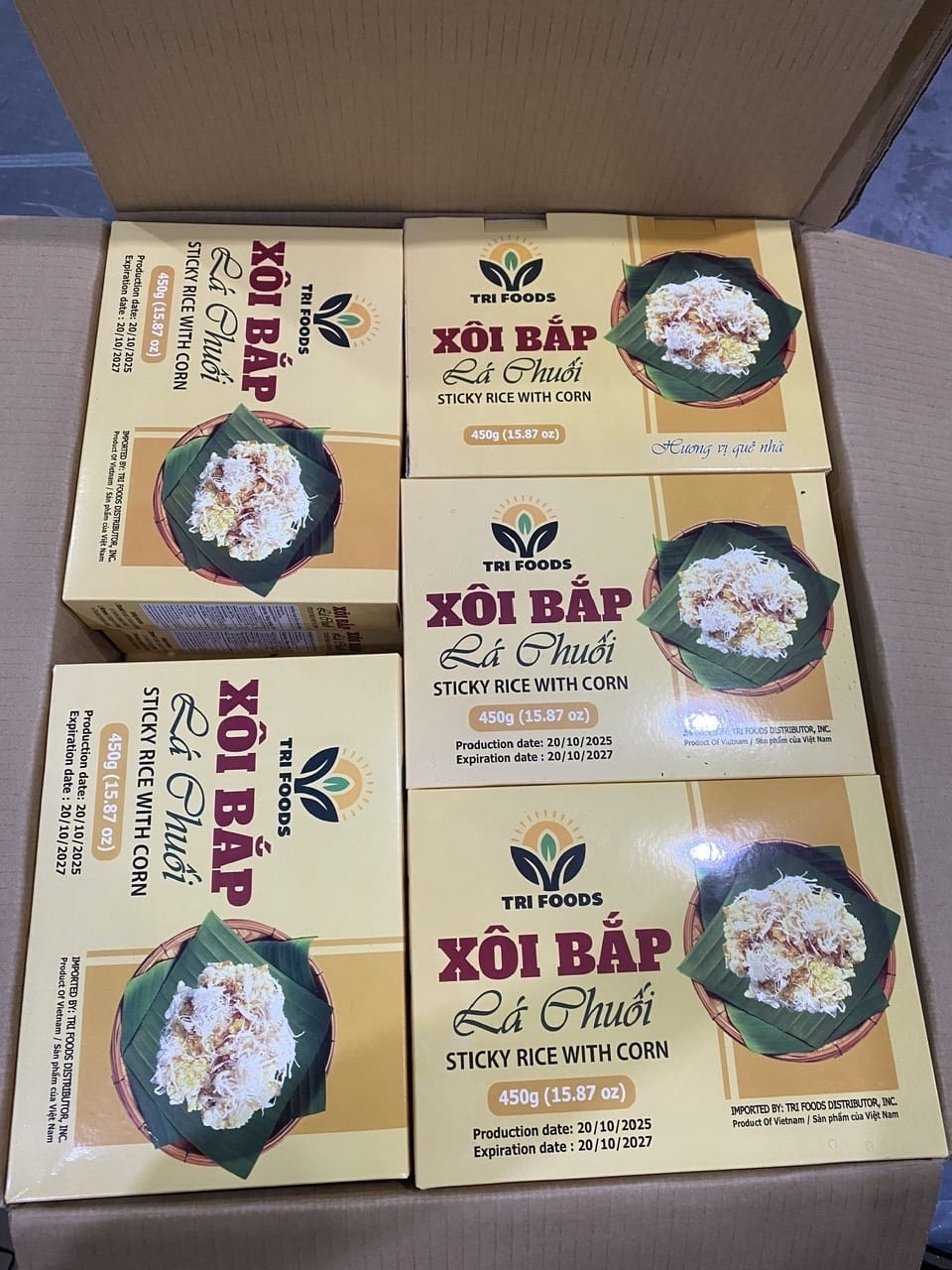 Frozen Sticky Corn (Xôi bắp đông lạnh)