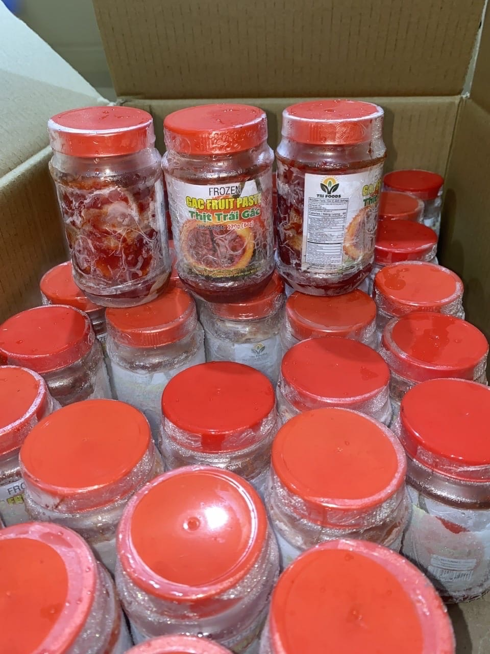 Frozen Gac Fruit Paste – Thịt gấc