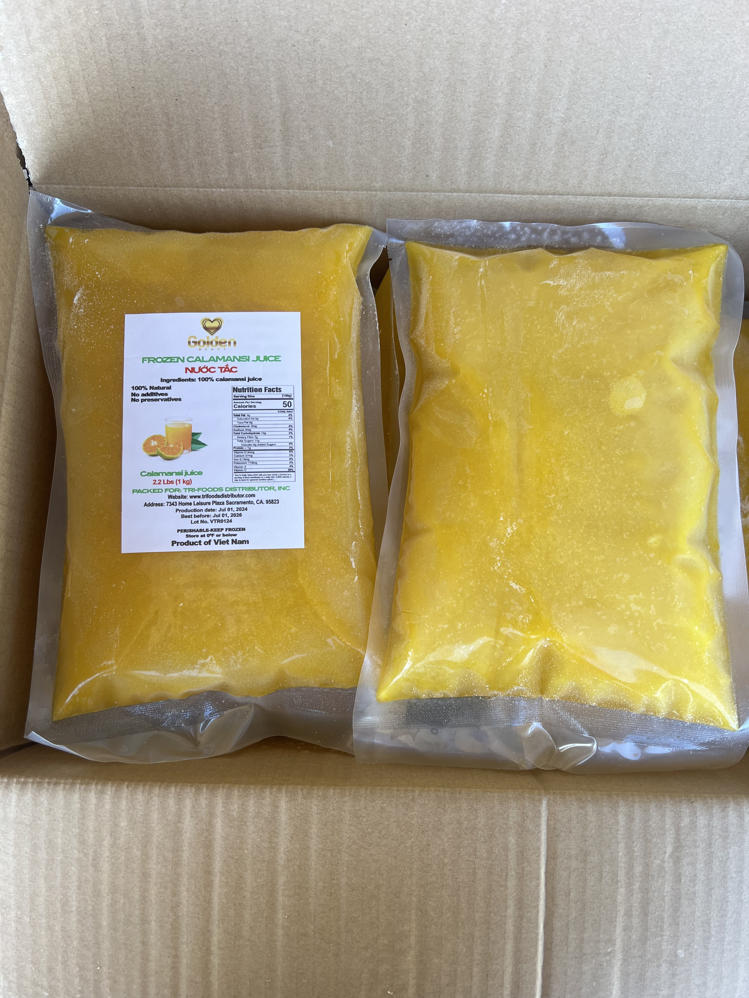 Frozen Calamansi Juice (Nước tắc)