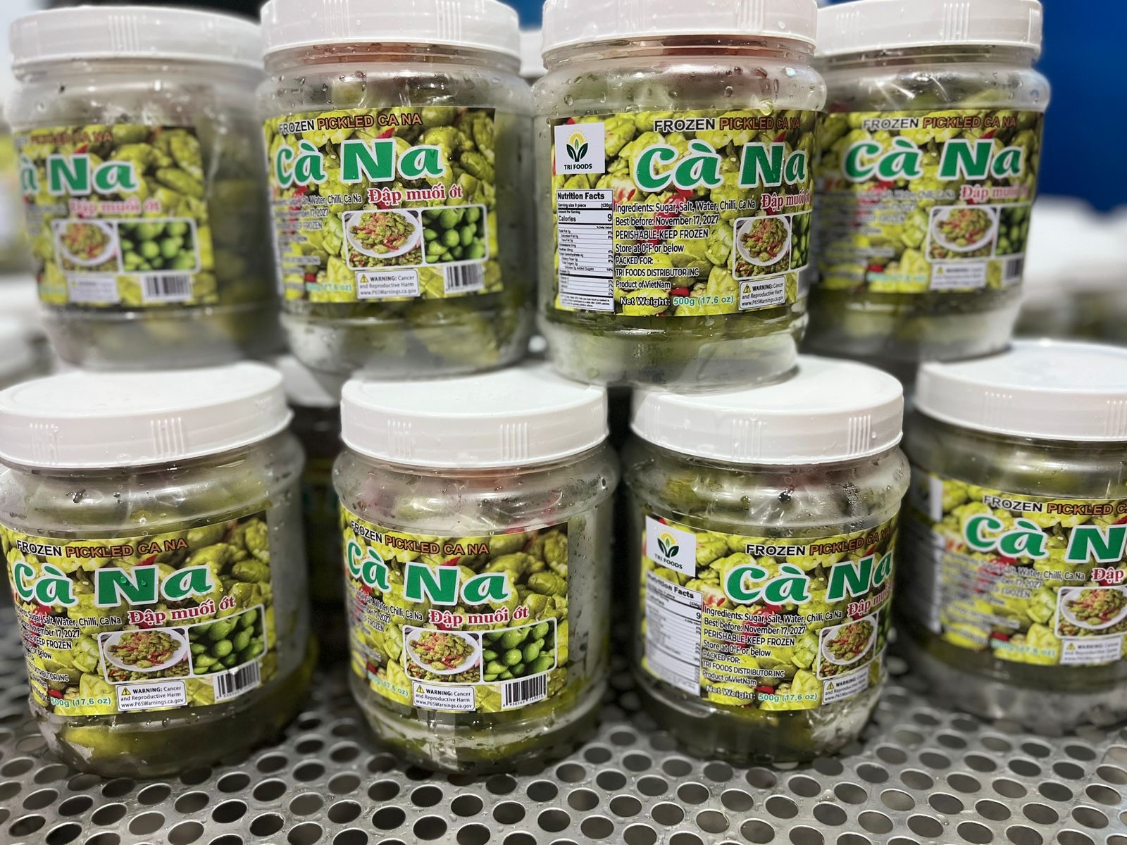 Frozen Pickled Ca Na (Cà na đập muối ớt)